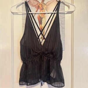 Express Black Strappy Camisole